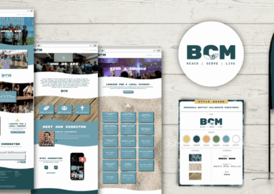 Rebrand & Website Design for Campus Ministry